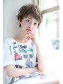大人可愛いマニッシュショート