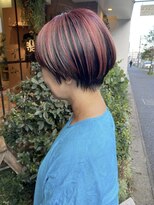 オネスト 八柱店(onest) 大人マッシュショート×アウターカラーカシス