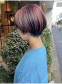 大人マッシュショート×アウターカラーカシス