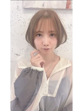 ピース トウキョウ(PEACE TOKYO) ショートパーマショートカット前髪あり前髪なし20代30代40代