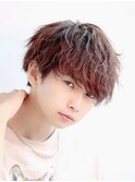 ツーブロック刈り上げマッシュパーマ