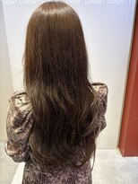 ローレンジウ(LOREN JU)&nbsp;透明感髪質改善ベージュダブルカラーミルクティーグレージュ