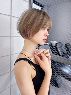 ロンド ジュルード 名古屋(Lond jeloud) ショート ボブ インナー 艶髪 韓国風 レイヤーカット