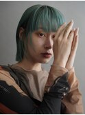 ペールグリーン（ブリーチ２回）