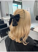 イメチェン/レッドブラウン/フルバング/似合わせカット/立川駅