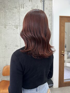 サクラ オモテサンドウ(SAKURA) ブリーチなしダブルカラー レッドブラウン 表参道