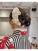 イメチェン/ホワイトブロンド/外ハネボブ/ワイドバング/栄名古屋