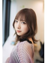 クム(kumu)&nbsp;ナチュラルミディ/顔周りおくれ毛/レイヤー/20代/30代/名古屋/栄
