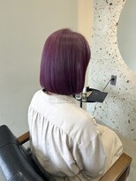 ティム(tim)&nbsp;白髪を生かしてパープルカラー