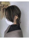 ショートウルフ　ハイライト