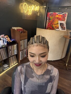 ディギンミー(Diggin'me) 地毛コーンロウ