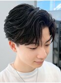 奈良men'sフェザーショートフェザーパーマ