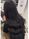 【AYAKA　担当】ダークトーンパープルロングエクステ８０本