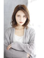 シュシュット(chouchoute)&nbsp;ミニウルフホワイトグレージュデジタルパーマチェリーブラウン71