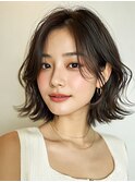 20代30代40代ナチュラル大人可愛ボブスタイル