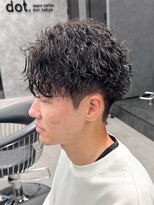 メンズ サロン ドット トウキョウ 町田店(men's salon dot. tokyo)&nbsp;ツイストスパイラルパーマ/センターパート