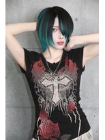 ガルテ(GARTE)&nbsp;黒×緑ショートカット～！！