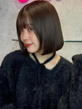 ロンドヴァリー 渋谷店(Lond vallee) 地毛風カラー×丸みボブ