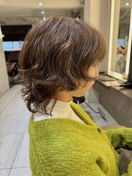 インプレッション(impression produced by LA’BO) 【札幌/impression佐藤】マッシュウルフ×ニュアンスパーマ