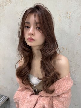 ロンドアベニール 北千住(Lond avenir) ミディアムレイヤーカット/レイヤー/顔周り/韓国/髪質改善北千住