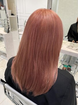 ヘアーアンドメイク ニューヨークニューヨーク 姫路店(Hair&Make NYNY) ペールピンクカラー