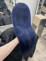 グロウ 渋谷(grow)&nbsp;ネイビーブルー×プルエクステ