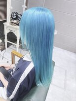 デイズ(days)&nbsp;原宿ハイトーン特化ターコイズブルー艶ロング