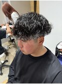 シャドウパーマ フェザーパーマ &nbsp;センターパート 