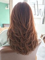 モルト 麻生(molt)&nbsp;海外　韓国風　ハイレイヤーカット　カッパーブラウン