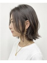 ヘアー ステア(hair stare)&nbsp;王道外はねボブ　グレージュ　20代　30代　40代