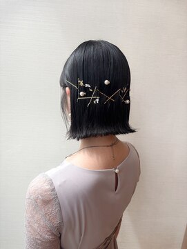 ユニ(yuni) ボブ ヘアピンアレンジ