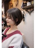 大人かわいい柔らかショートボブ#ナチュラルボブ#レイヤーボブ