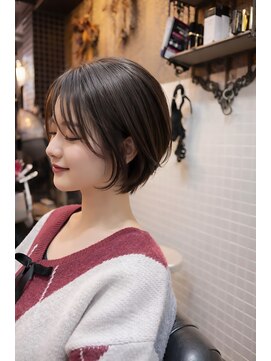 ニュートラル パブリック(neutral public) 大人かわいい柔らかショートボブ#ナチュラルボブ#レイヤーボブ