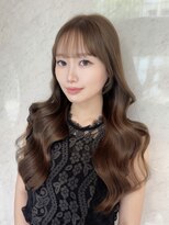 クム(kumu)&nbsp;前髪カット/ヘアセット/レイヤーカット/韓国ヘア/透明感カラー