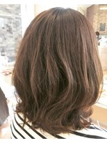 ウェーヴ 浜松小豆餅店(wave)&nbsp;〈wave小豆餅店〉ショートパーマエアリーミディココアブラウン