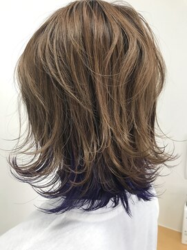 レーヴヘアー(Reve hair) レイヤー×インナーダークパープル