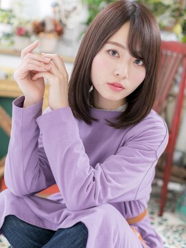 カバーヘア ブリス 戸田公園西口店(COVER HAIR bliss) ★斜めバング大人可愛い透け感ツヤ髪ワンカール20代30代40代★7