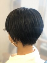 タイズ(ties) 20代30代40代小顔ハンサムショート暗髪大人シルエット