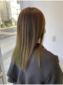 大人かわいい☆20代30代40代☆小顔ミディアム☆ブロンドベージュ