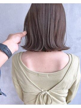 キチ(kichi.) [kichi.] ロブ×くすみベージュ