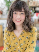 カバーヘア ブリス 北浦和(COVER HAIR bliss)&nbsp;★アッシュグレージュくせ毛風こなれミディ10代20代30代★9