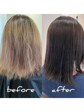 リシェイル(RICHAIR) 山田式ブリーチ縮毛矯正