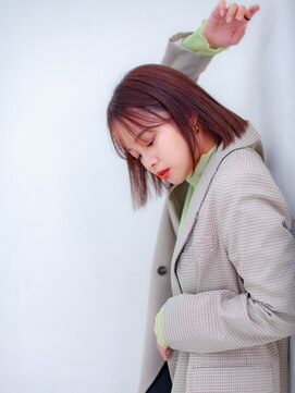 クレール 塚口店(CREER) 20代 30代 40代 パッツンボブ　シースルーバング