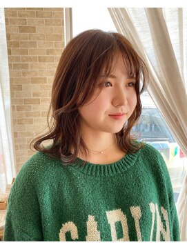 イースタイル 志都呂店(e-style com’s hair) フェイスレイヤーとベージュ