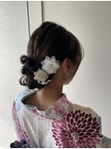 浴衣ヘアアレンジ