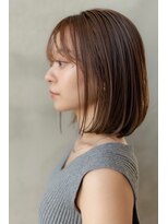 ケアリー 成増(Carelly)&nbsp;大人かわいい前髪セシルカットココアブラウンフリンジウェーブ