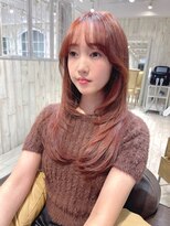 レイラバイアフロート 吉祥寺(Lila by afloat)&nbsp;レイヤーカット/ピンクベージュ／10代20代30代