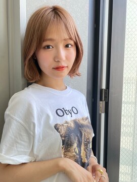 ロンドソレイユ 池袋(Lond soleil) ボブ/前髪カット/レイヤーカット×ケアブリーチ/デザインカラー