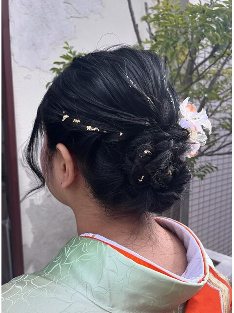 ヘアセット/ヘアアレンジ/成人式/和装/結婚式/2次会/浴衣