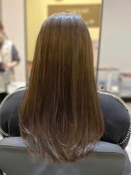 アトリエコア(Atelier Coa) ミルクティーベージュカラーくびれヘアグレージュカラー韓国